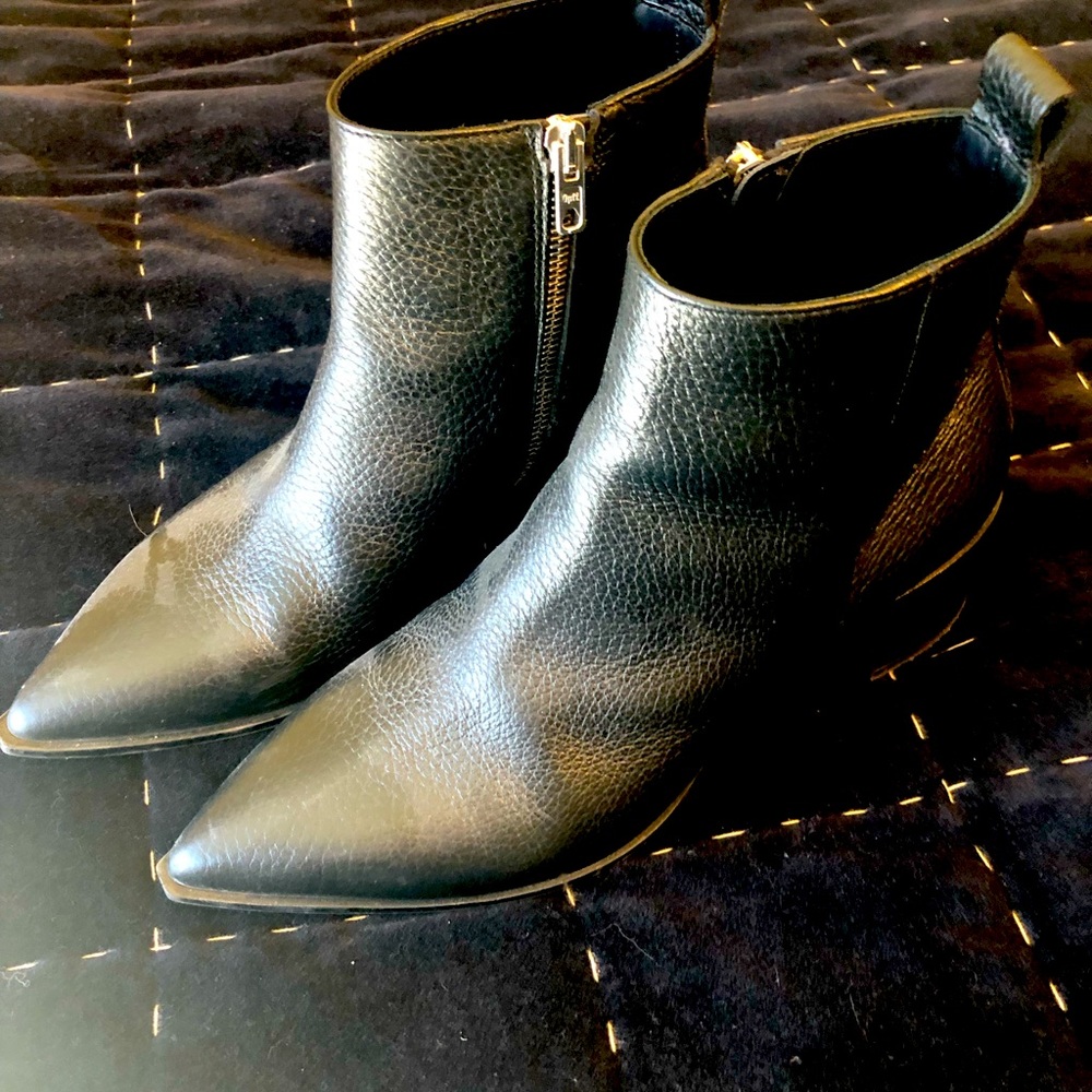 Everlane The Boss Pebbled Leather Boot SZ:8